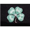 Image 1 : 14Kt Yellow Gold and Green Enamel and #1449298