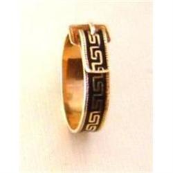 18K Gold Victorian  Buckle Ring #1449626