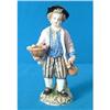Image 1 : Meissen Boy with Basket of Fruit & Jug c1930 #1459924