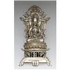 Image 1 : Amitayus with Throne, Silver Plated  #1460153