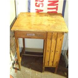 Antique Oak Drafting Table Nebraska UNL #1460165