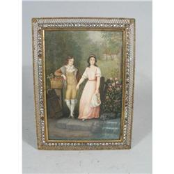 Miniature of a Courting Couple #1460179