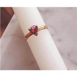 VINTAGE "HeartShape" RUBY RING/14K Y GOLD #1460252
