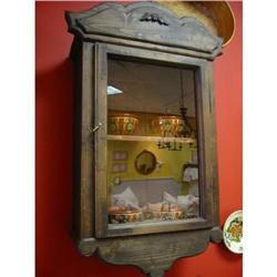 Small old pine hanging cabinet #1460313