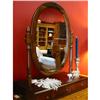 Image 1 :  Walnut Gentlemans mirror on drawer. #1460319