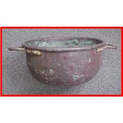 Antique Holmberg Chicago Copper Kettle Pot #1460320