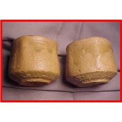 Pair of Japanese Ash Glazed Stoneware Tea Bowls#1460341