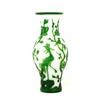 Image 1 : Old Chinese Export Peking Glass Overlay Vase Mk#1460457