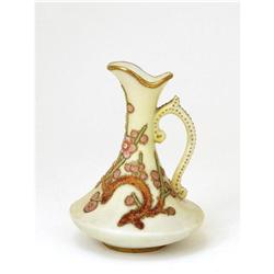 Old Japanese Nippon Coralene Pitcher Mk #1460458