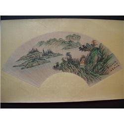 fine Chinese Fan Painting #1460586
