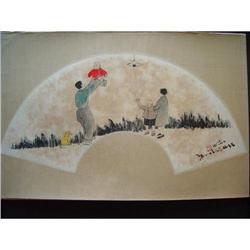 fine Chinese Fan Painting #1460588