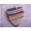 Image 1 :  VICTORIAN SCOTTISH AGATE LARGE HEART  CHIC #1460696