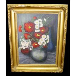 Floral Impressionist Oil Painting Listed Spar #1460718