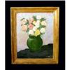 Floral Still Life Flowers Vase Oil Painting #1460722
