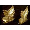 Pair of Antique Leaf Bookends #1460734