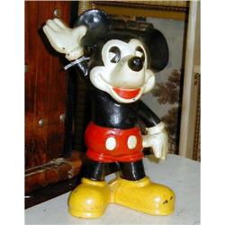 Mickey Mouse Cast Iron Bank #1460744
