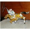 Hop-a-long Cowboy tin windup toy on Horse #1460746