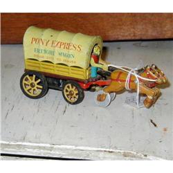 2 Tin Wagon Toys - 1 Pony Express #1460749