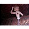 2.5" German China Half  Doll  arms away 2687 #1476764
