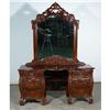 Image 1 : VICTORIAN ROCOCO VANITY DRESSER WITH MIRROR #1477244