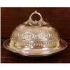 Image 1 : VICTORIAN EMBOSSED SILVER CAKE PIE SERVER W LID#1477260