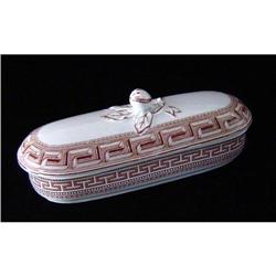 Antique Transferware Toothbrush Holder #1477302