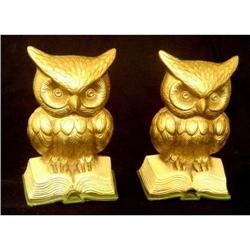 Pair of Owl Bookends #1477325