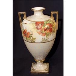 Nippon 8-1/2  Bolted Urn - Unusual Embossing #1489052