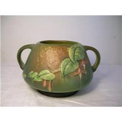 Roseville Fuschia Handled Jardiniere 346-4 #1489317