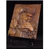 Image 1 :  Sancho Panza Carved Wood Plaque, Signed #1489556