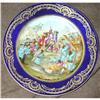 Image 1 : Sevres Hand Painted Plate with Battle Scene #1489800