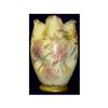 Image 1 : Pinched Amphora Floral Porcelain Austrian Vase #1490030