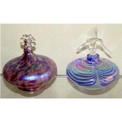 Austrian Oil Spot Feather Perfume Bottle Vase #1490032