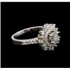 Image 2 : 1.19 ctw Diamond Ring - 14KT White Gold