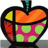 Image 2 : Romero Britto"Big Apple" Hand Signed Limited Edition Sculpture; Authenticated.