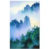 Image 1 : Thomas Leung, "Misty Mountain Passage" Hand Embellished Limited Edition, Numbere