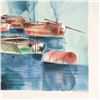 Image 2 : Shmuel Katz (1926-2010), "Sea of Galilee" Hand Signed Limited Edition Serigraph
