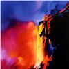 Image 2 : Thomas Leung, "Fire Cliffs" Limited Edition, Numbered and Hand Signed with Lette