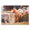 Image 1 : Pino (1939-2010), "Restless Beauty" Artist Embellished Limited Edition on Canvas
