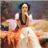 Image 2 : Pino (1931-2010), "First Glance" Limited Edition on Canvas, Numbered and Hand Si