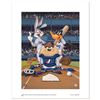 Image 1 : "At the Plate (Expos)" Numbered Limited Edition Giclee from Warner Bros. with Ce