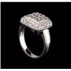 Image 4 : 14KT White Gold 1.55 ctw Diamond Ring