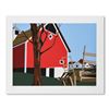 Image 1 : Armond Fields (1930-2008), "Red Barn" Limited Edition Hand Pulled Original Serig