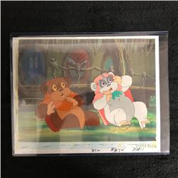 STAR WARS: EWOKS HAND PAINTED PRODUCTION ANIMATION CEL (COA)