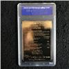 Image 2 : 1995 SCORE BOARD 23KT GOLD STAR WARS MILLENNIUM FALCON LE/10,000 (WCG 10)