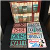 Image 1 : ASSORTED LICENCE PLATES AND ROAD MAPS