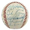 Image 2 : 1954 MILWAUKEE BREWERS (23) SIGNED BY HANK AARON, EDDIE MATTHEWS, ANDY PAFKO AND MORE