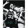 Image 1 : Larry Bird Authentic Signed Celtics 16x20 Photo w/ Red Auerbach BAS