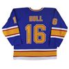 Image 1 : BRETT HULL AUTOGRAPHED BLUES JERSEY (BECKETT)