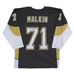 EVGENI MALKIN AUTOGRAPHED CUSTOM PENGUINS JERSEY (BECKETT)